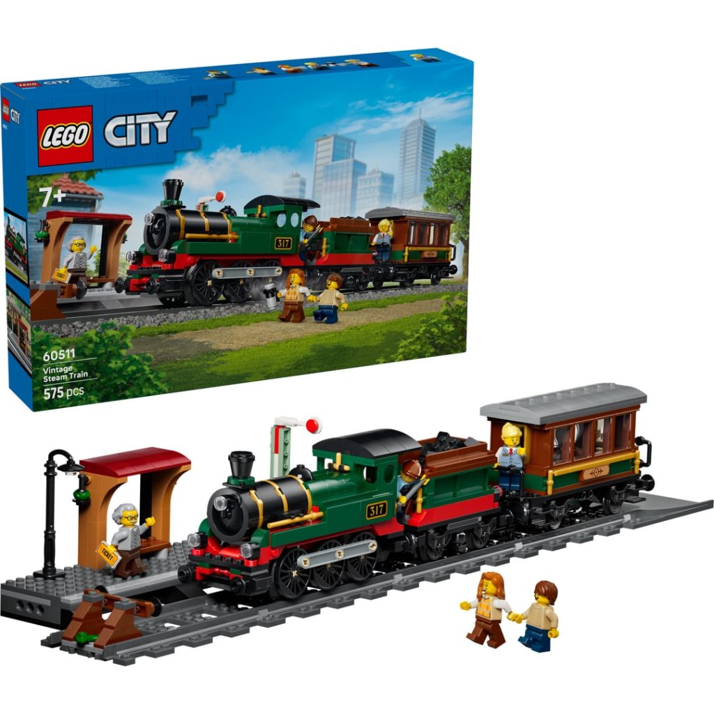 Lego gammeldags damptog