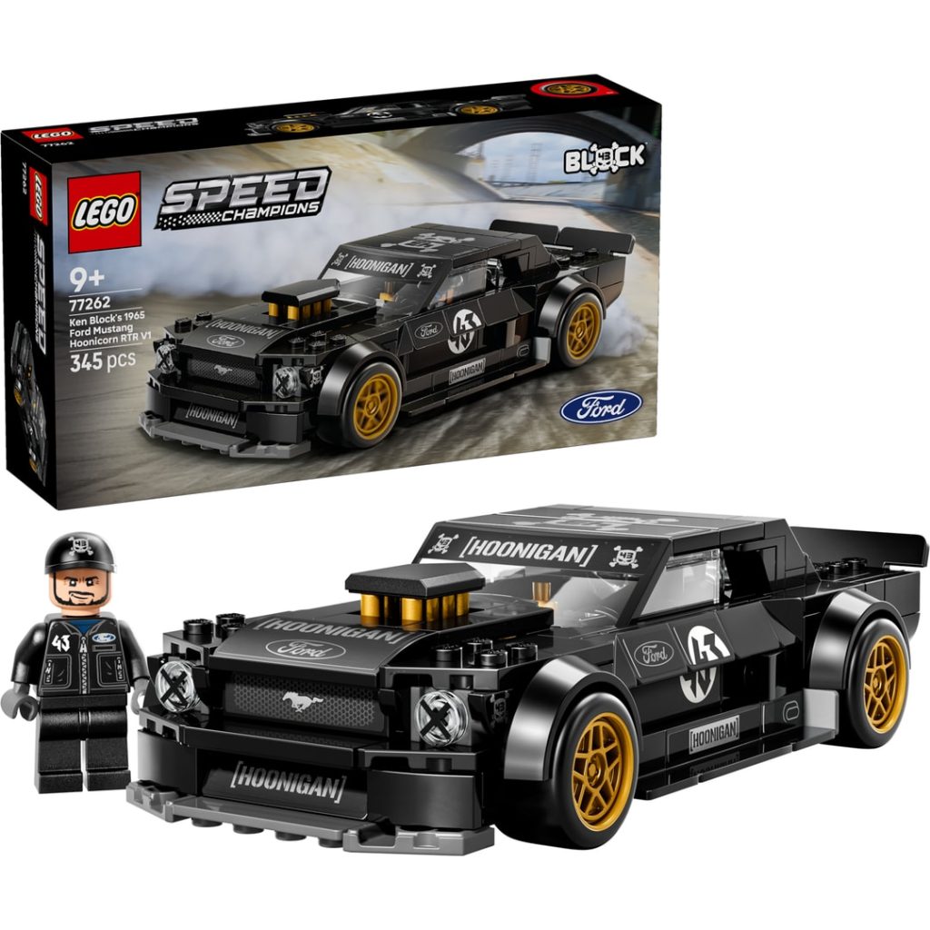 Lego ken block med 65 ford mustang hooni