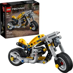 Lego gul motorsykkel