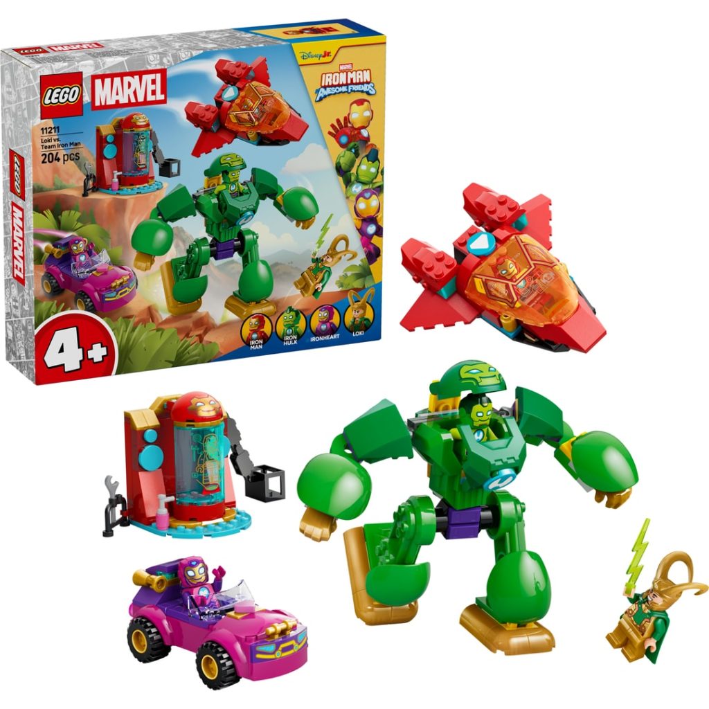 Lego loki mot team iron man
