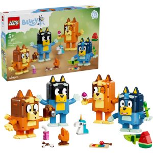 Lego bygg bluey-familien