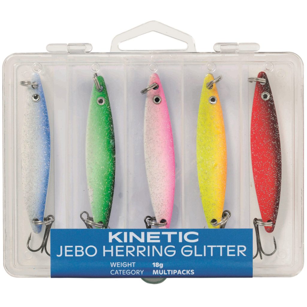 Kinetic jebo herring glitter 24g 5pcs
