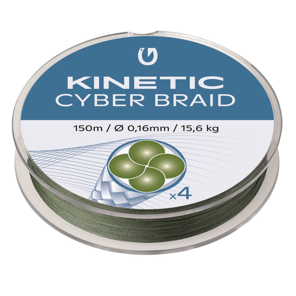 Kinetic 4 braid 150m 0,08mm/3,3kg dusty