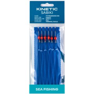 Kinetic sabiki tyttebærkrok #1/0 red/sil