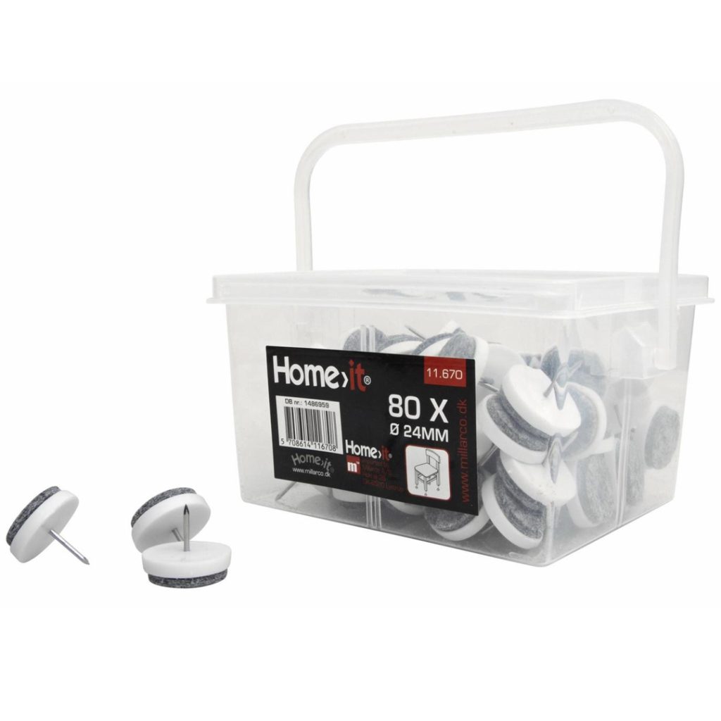 Home it glidesøm med filt ø24 mm 80 stk.