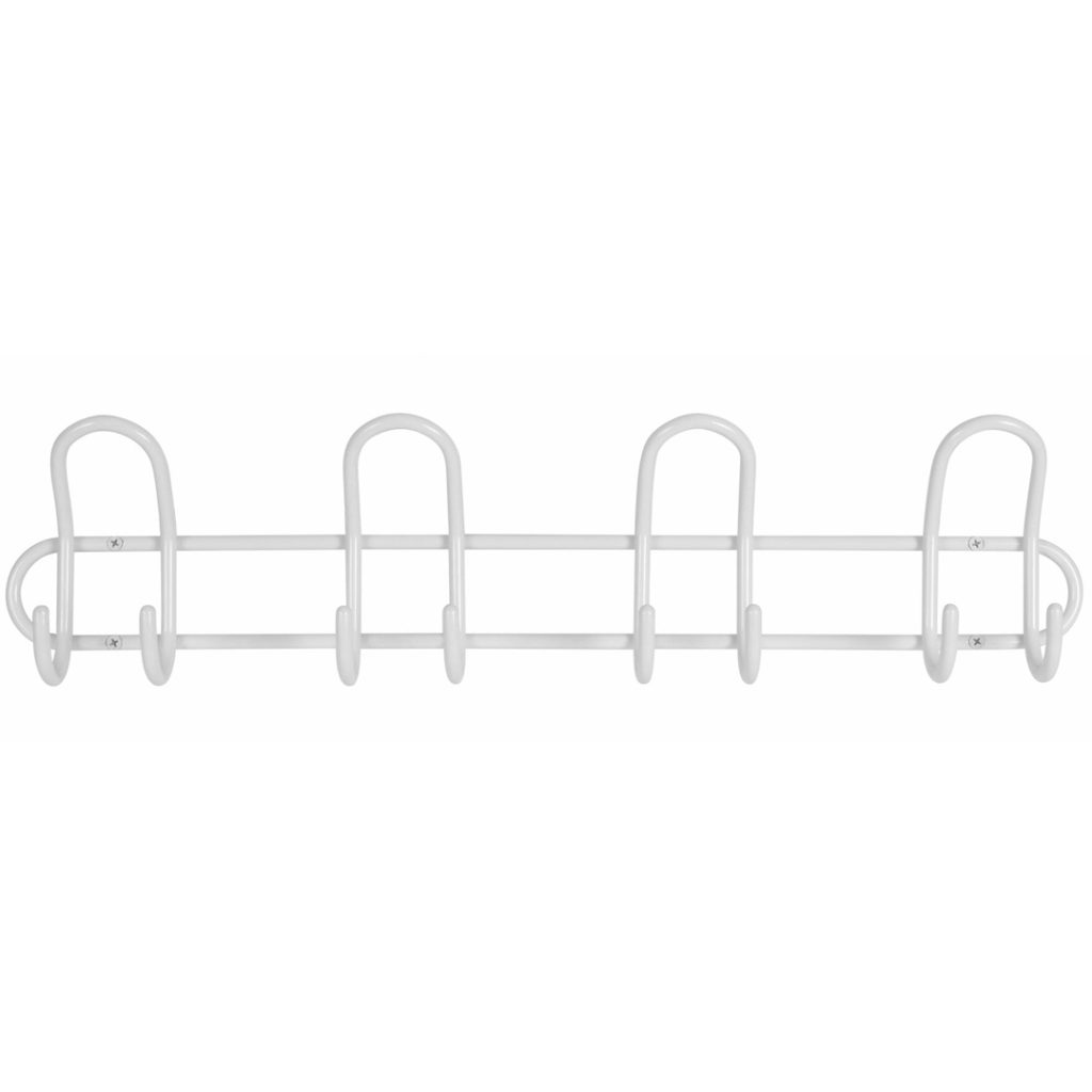 Home it knaggrekke p4 4 knagger hvit