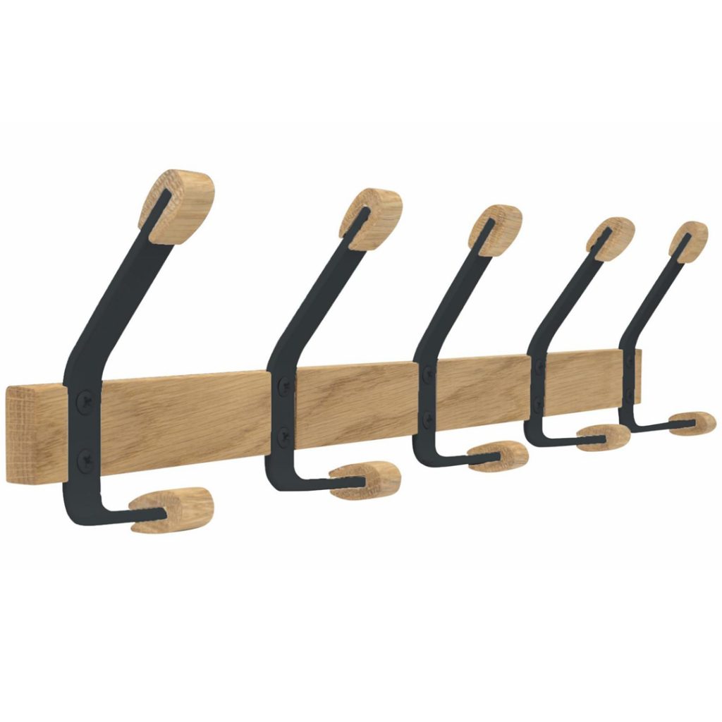Home it knaggrekke med 5 knagger 50 × 7