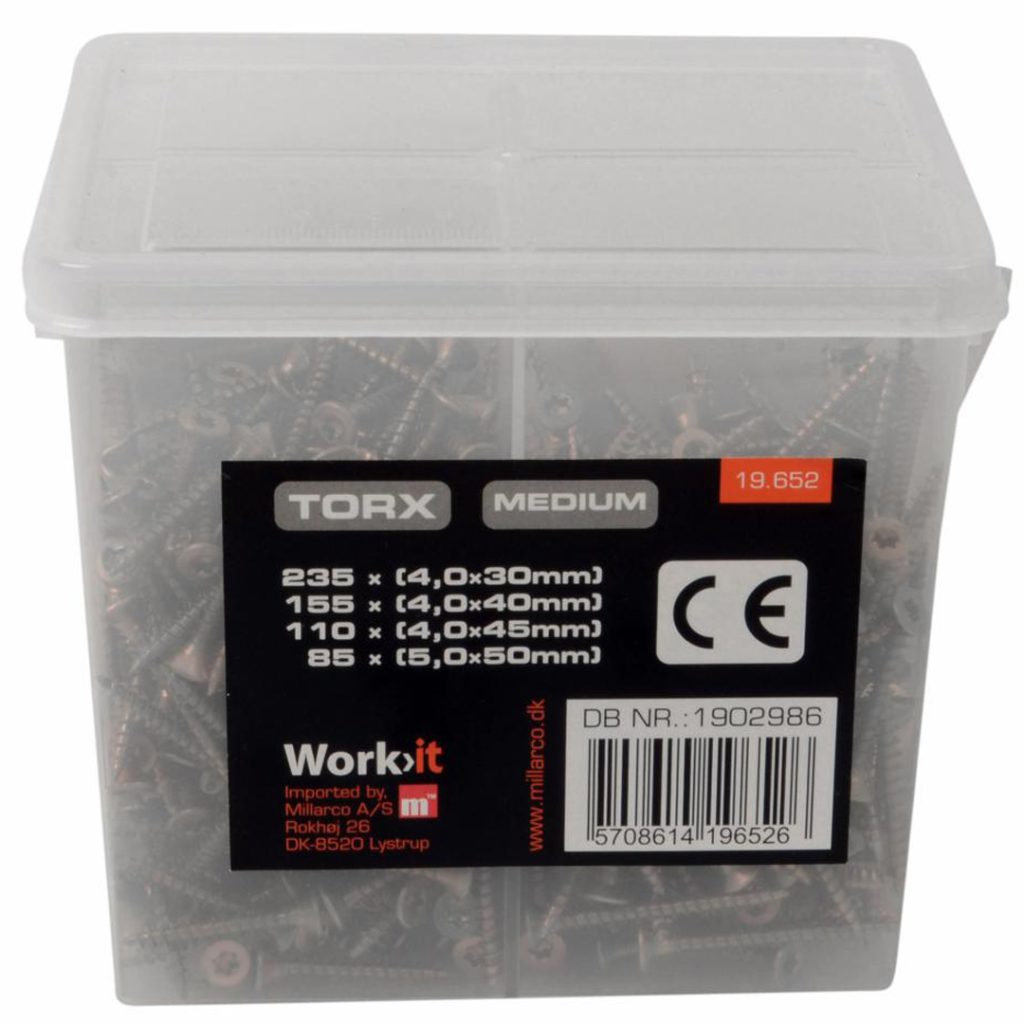 Work it skrueboks torx medium