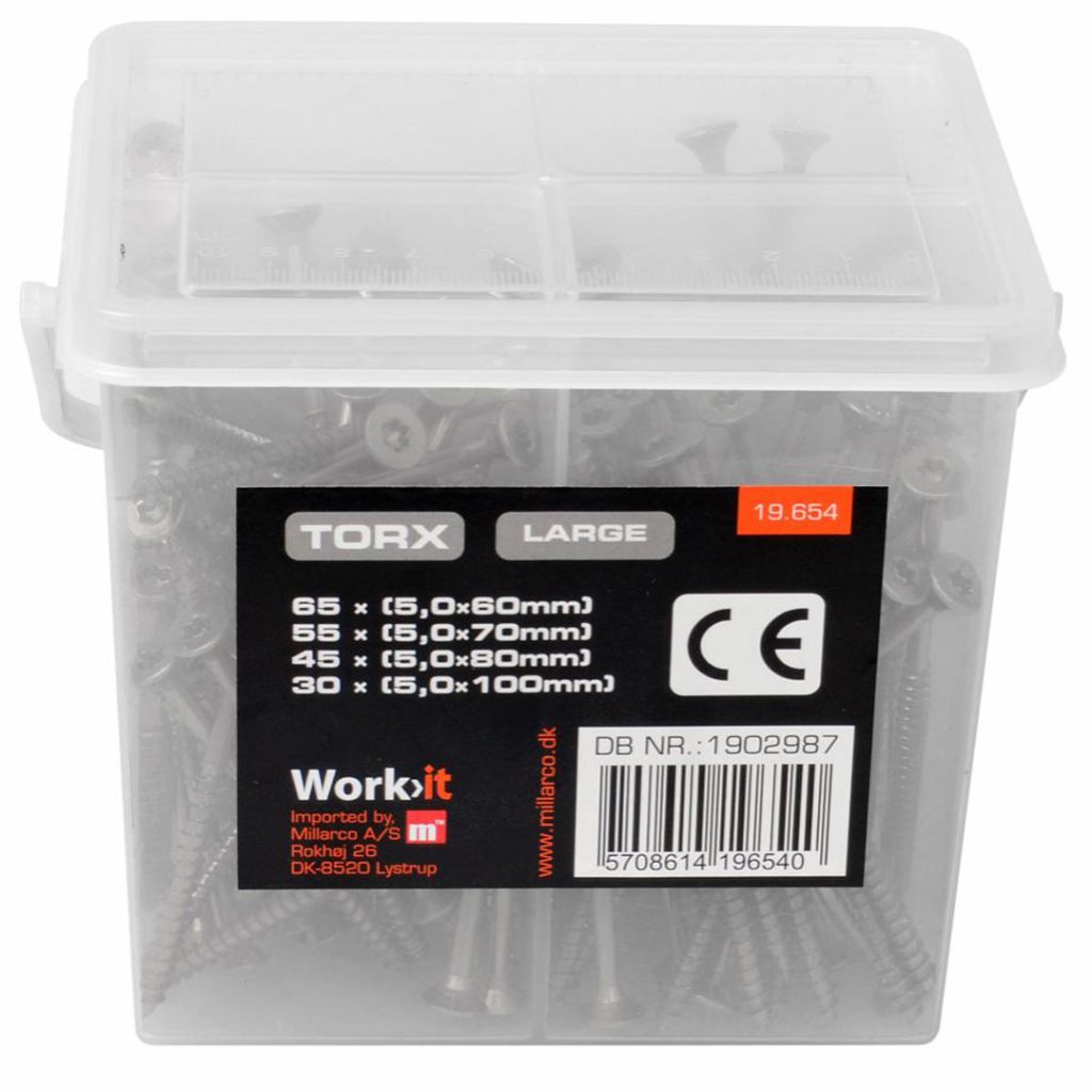 Work it skrueboks torx large