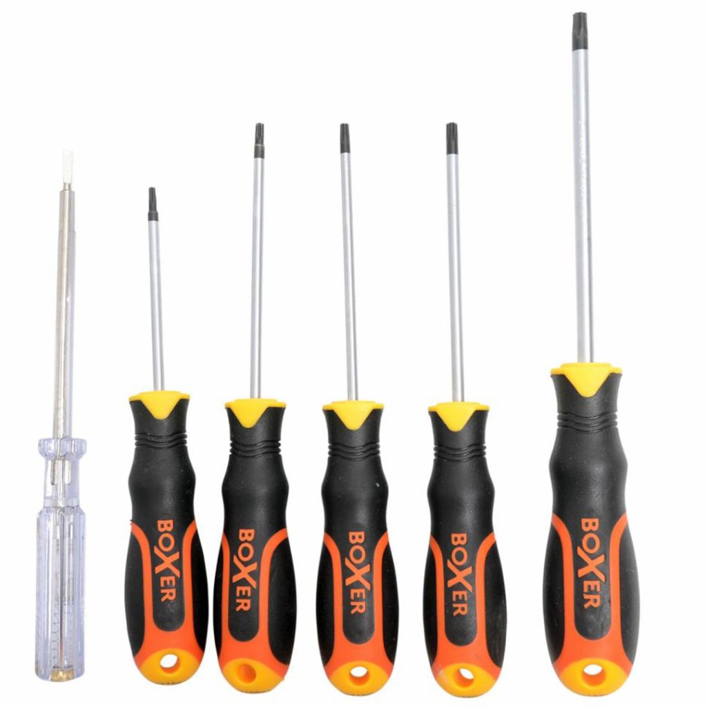 Boxer skrutrekkersett torx 6 deler