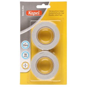 Kapel dobbelsidig tape 2 stk 10mx18mm