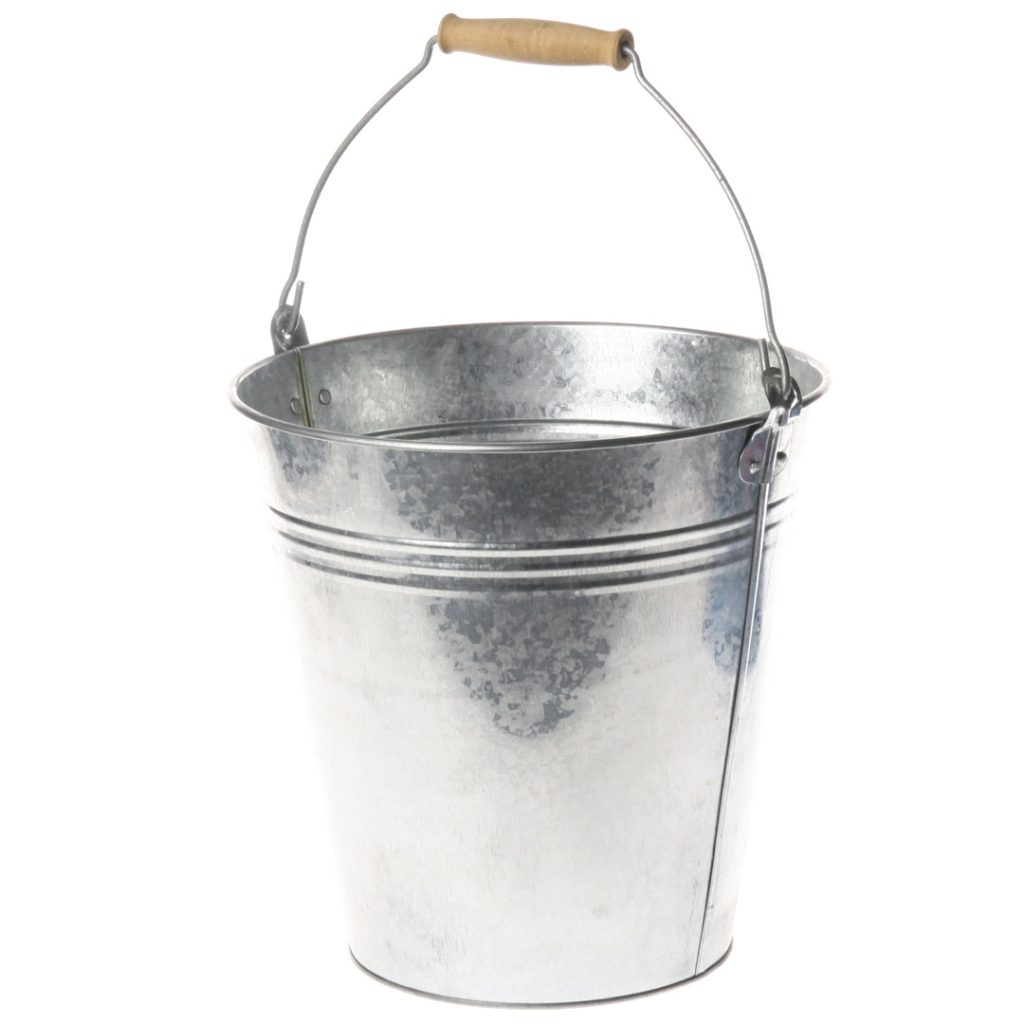 Stålbøtte 10 liter galvanisert