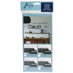 Veggskilt home decor asst.