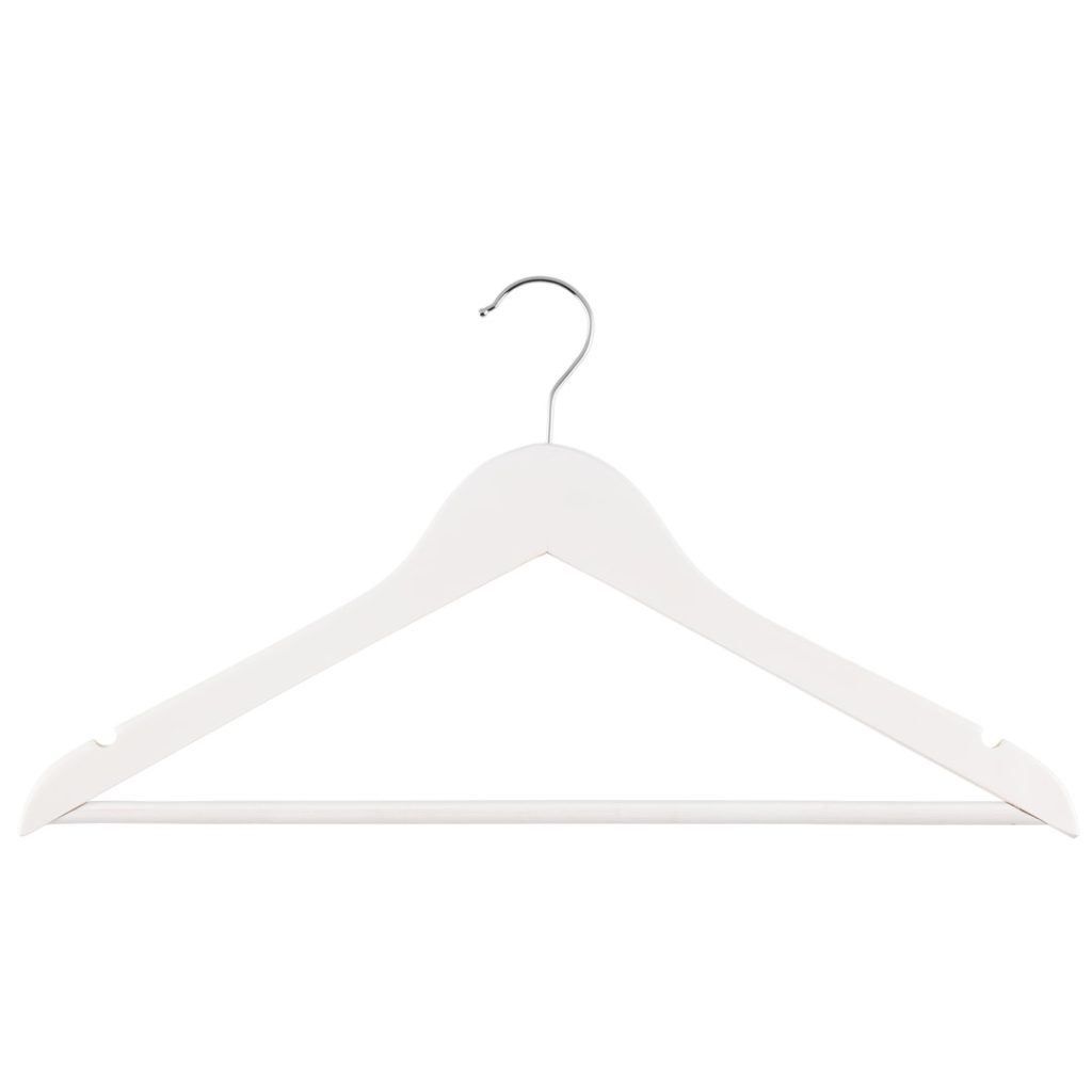 Nord clean kleshenger tre hvit 8 stk