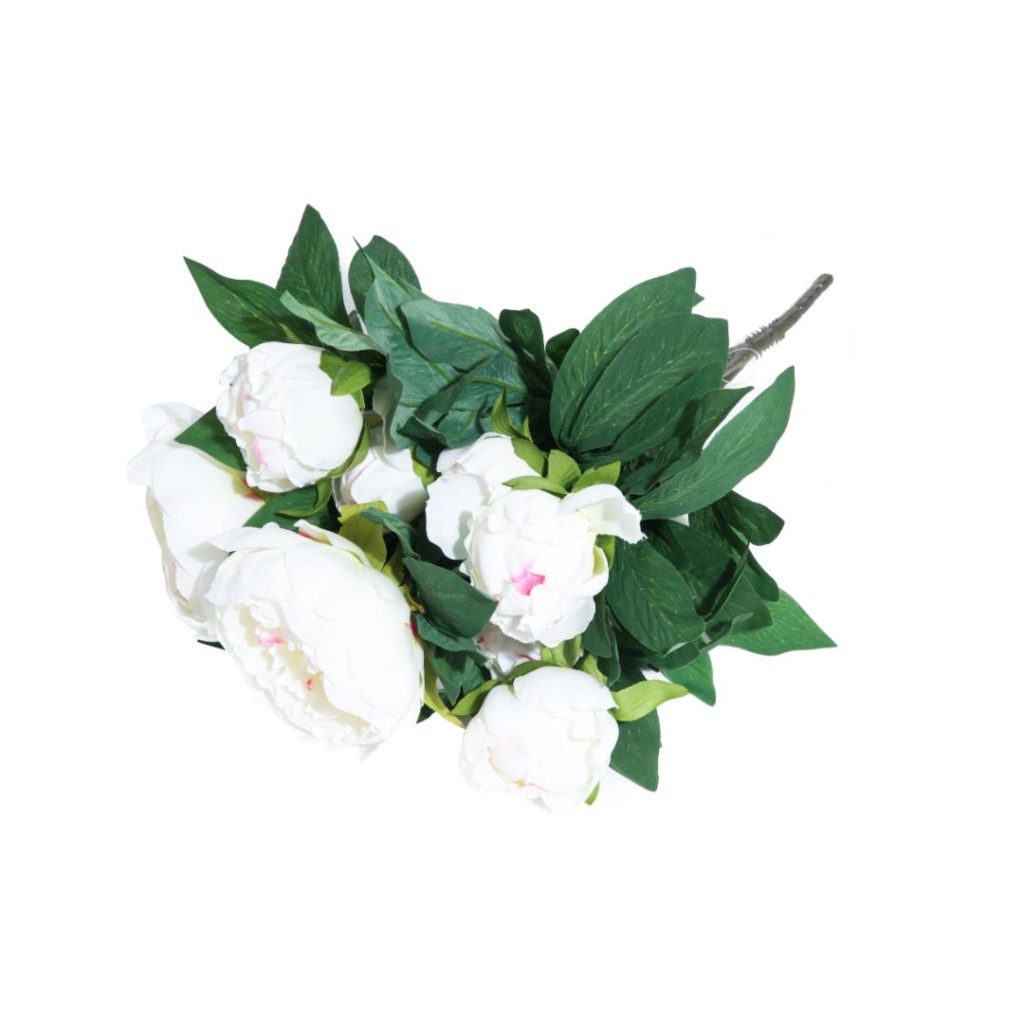 4living peony bukett hvit 50 cm