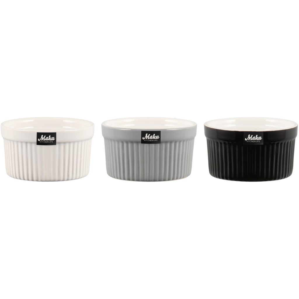 Maku creme brulee skål i steintøy