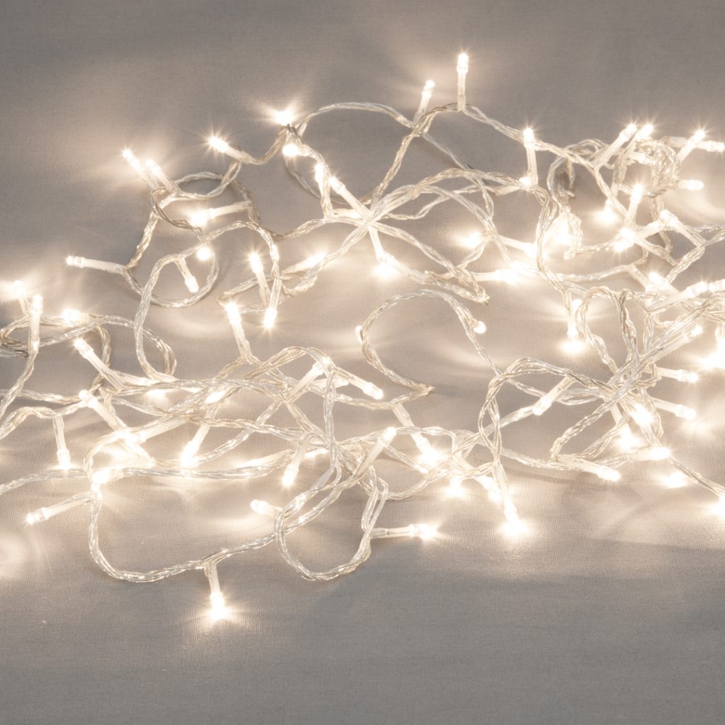 Lyskjede 120 led varmhvit