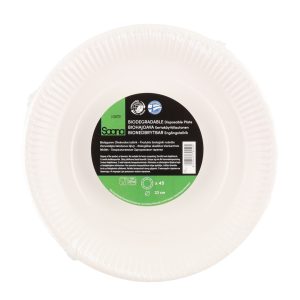 Saana engangtallerken bio 23 cm 45 stk