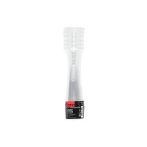 Saana champagneglass plast transparent 1
