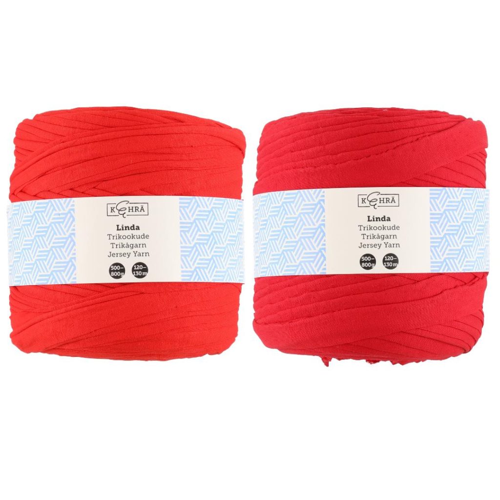 Heklegarn rød 600-900g