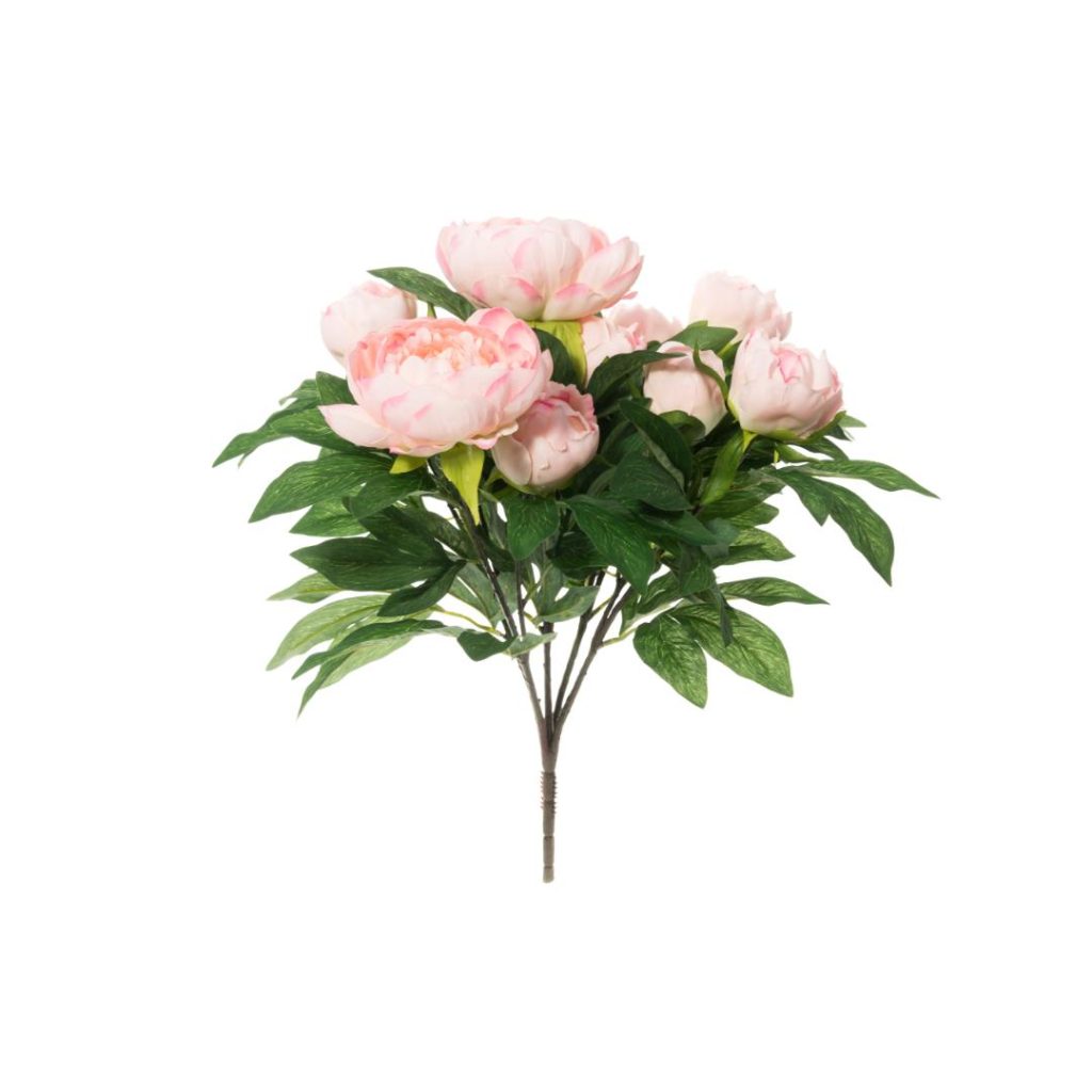 4living peony busk lys rosa 50 cm
