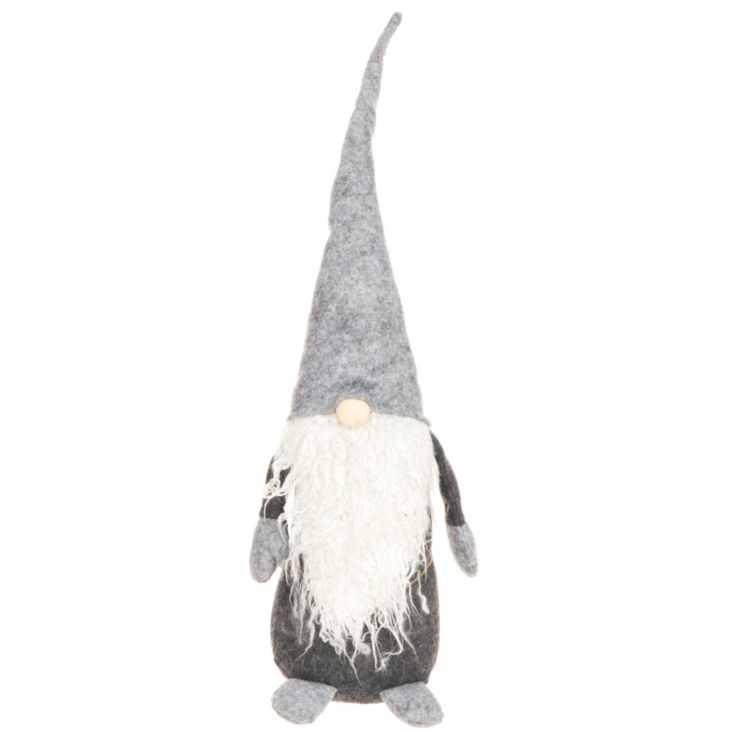 Winteria nisse med hatt grå 60 cm