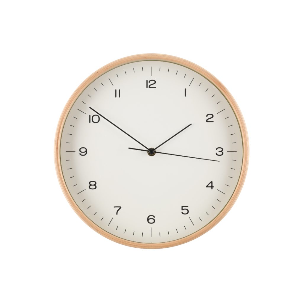 4living veggklokke kryssfiner 31 cm
