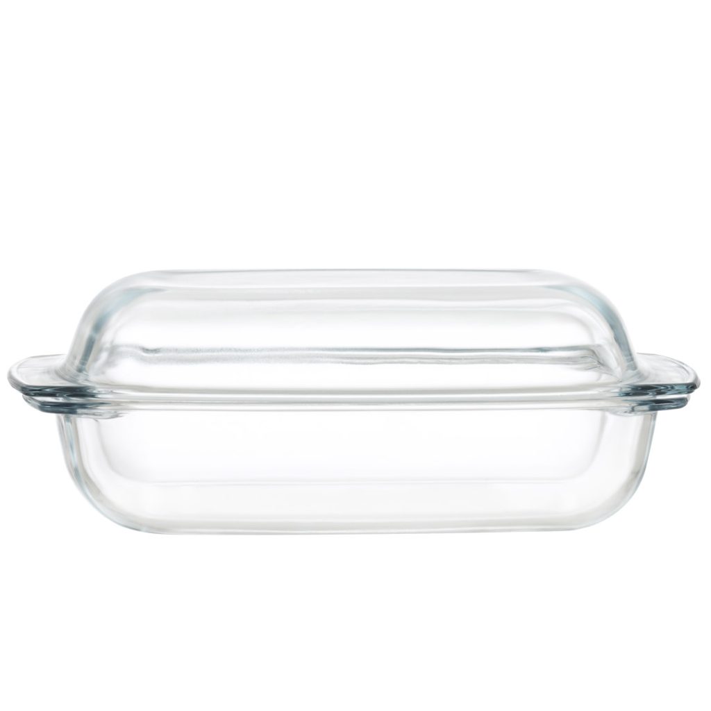 Maku glass form med glasslokk 4,1 liter