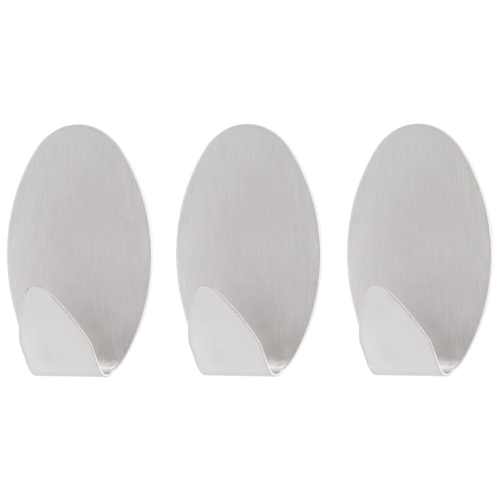 Tarmo knagg med tape stål oval 3 stk