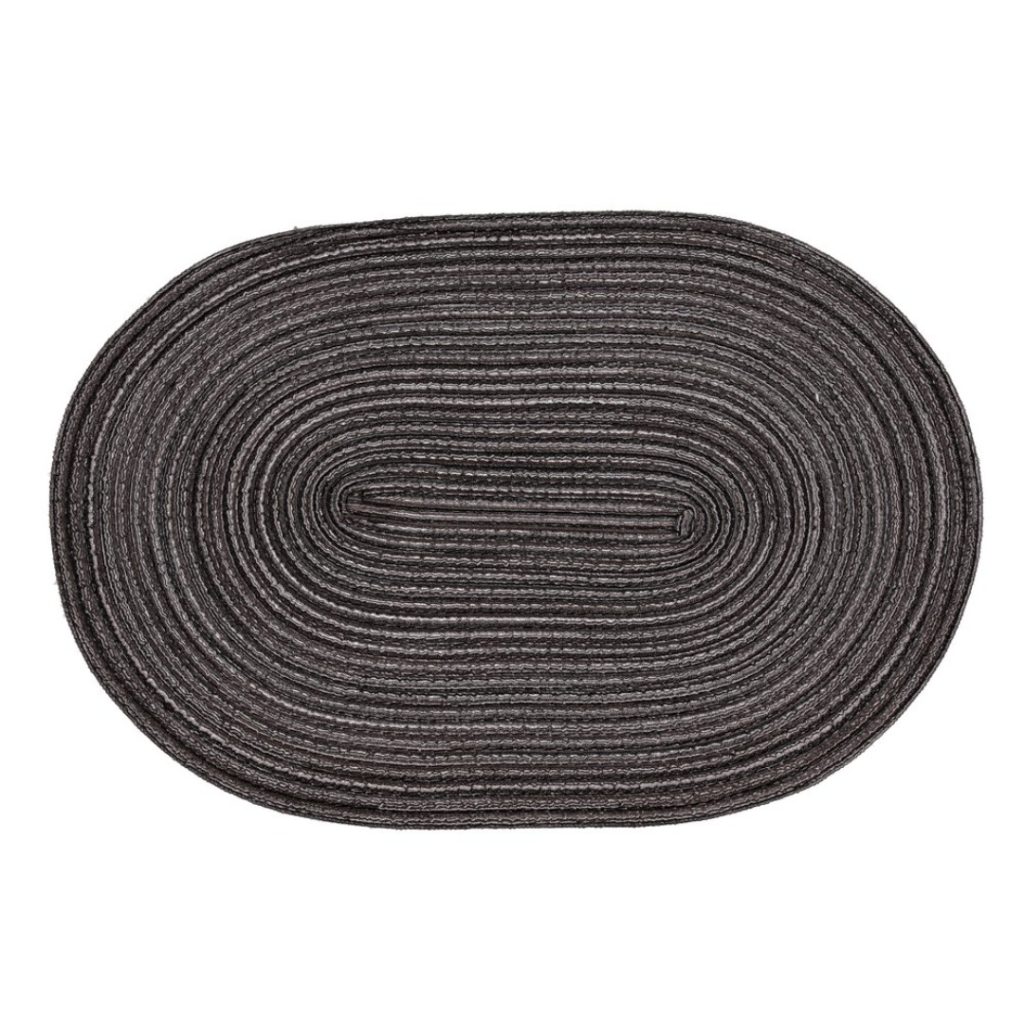 4living spisebrikke heini oval grå 30x45
