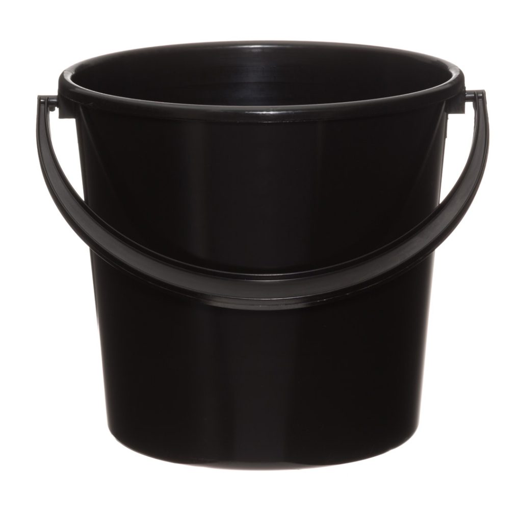 Bøtte svart 10 l