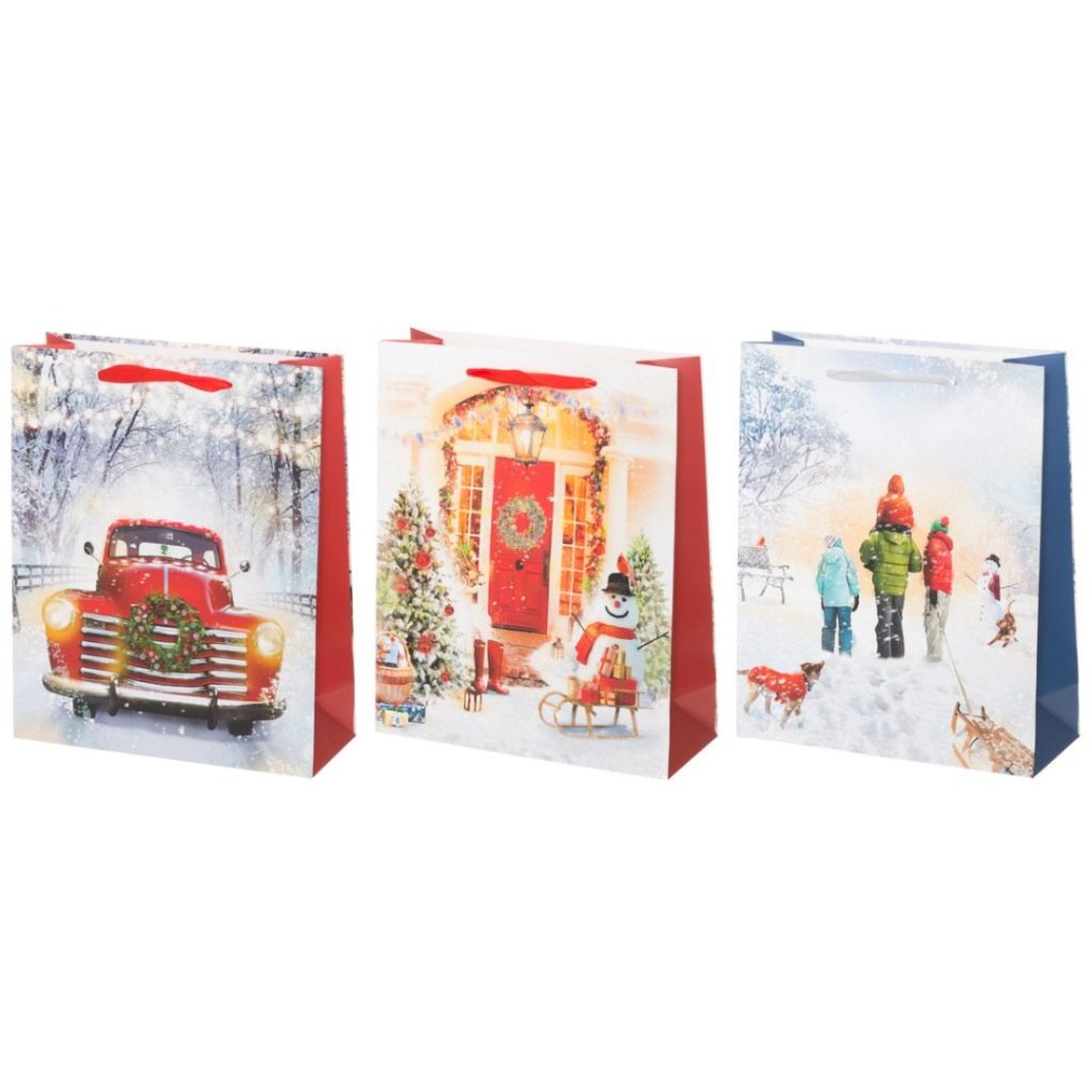 Winteria gavepose klassisk jul 26x32x12