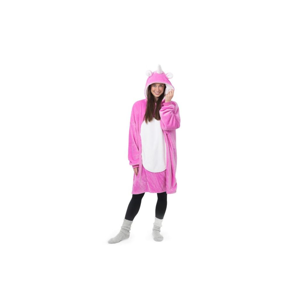 Acces hoodie teppe enhjørning
