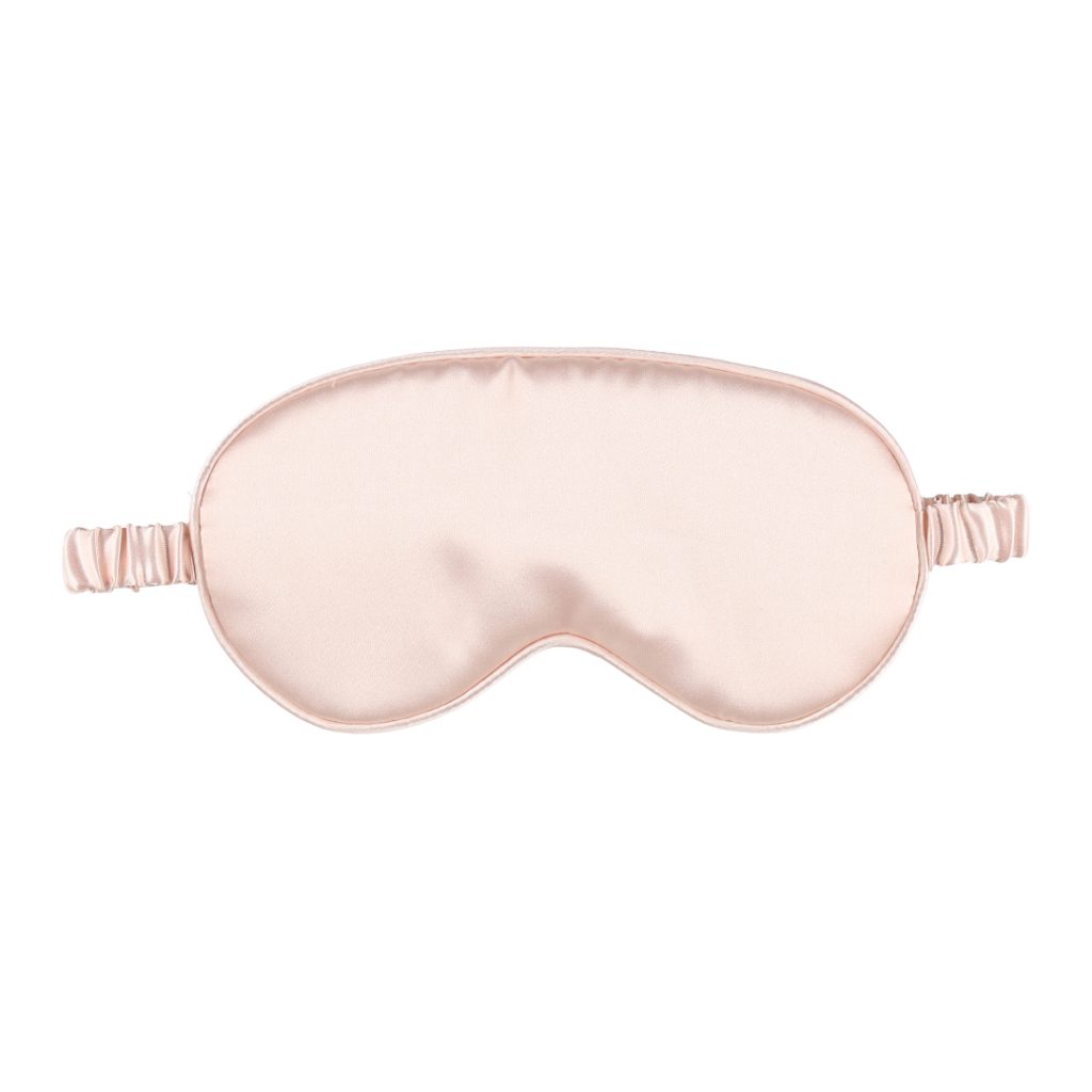 Mineas øyemaske sateng rosa