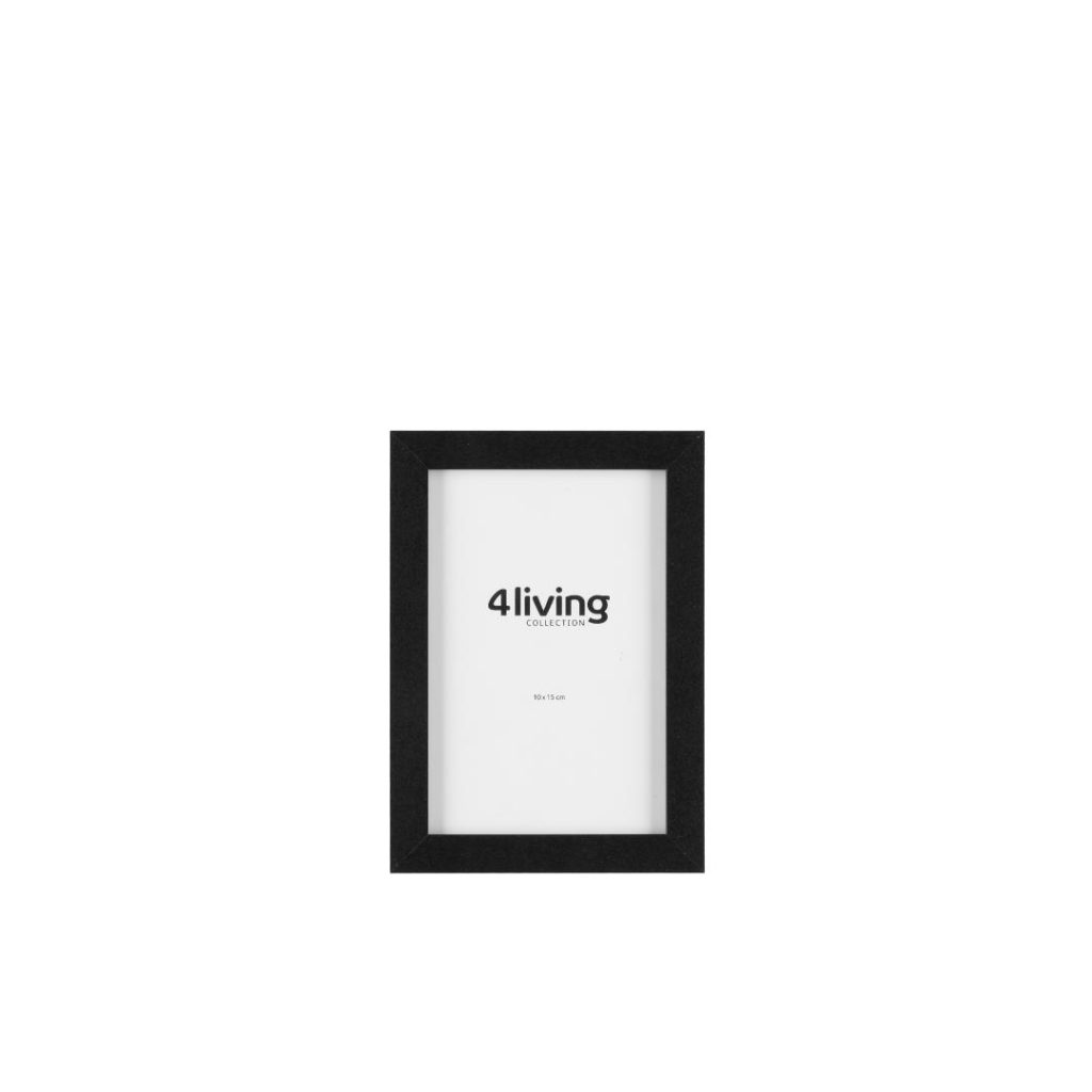 4living fotoramme svart 10x15 cm foto