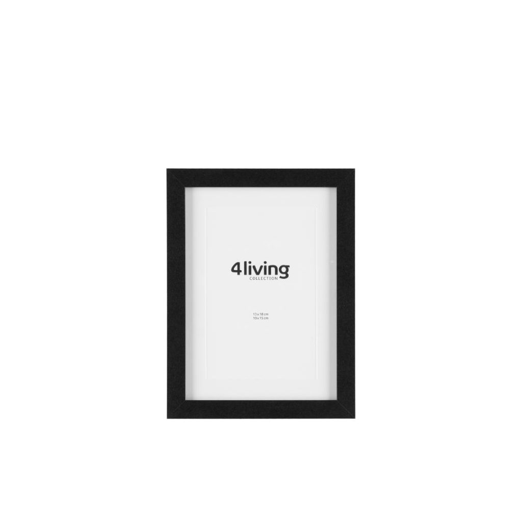 4living fotoramme svart 13x18 cm foto