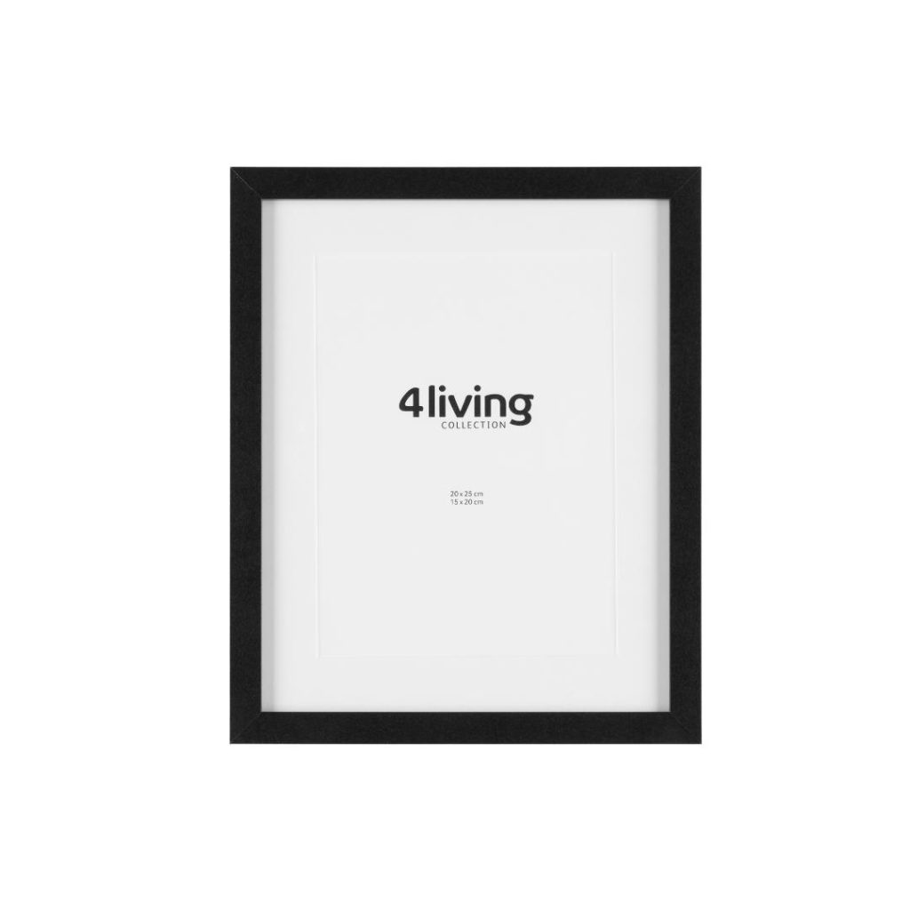 4living fotoramme svart 20x25 cm foto
