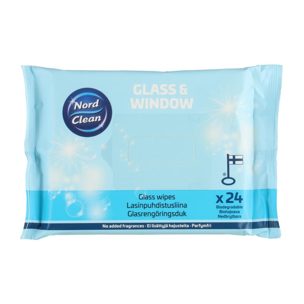 Nord clean glass rengjøringsservietter 2