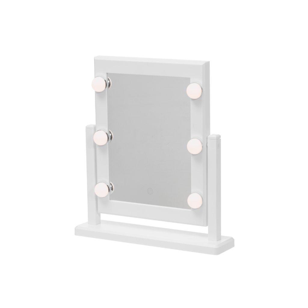 4living speil sminke sminkeskap led med