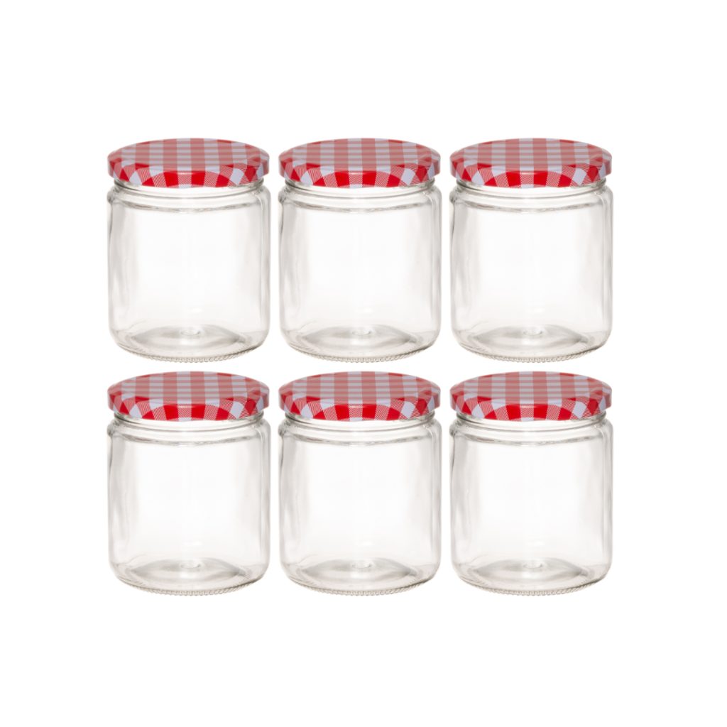 Marjukka glasskrukke 6 stk 340 ml