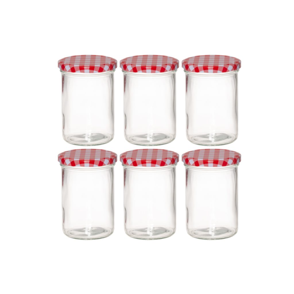 Marjukka glasskrukke 6 stk 440 ml