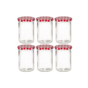 Marjukka glasskrukke 6 stk 440 ml