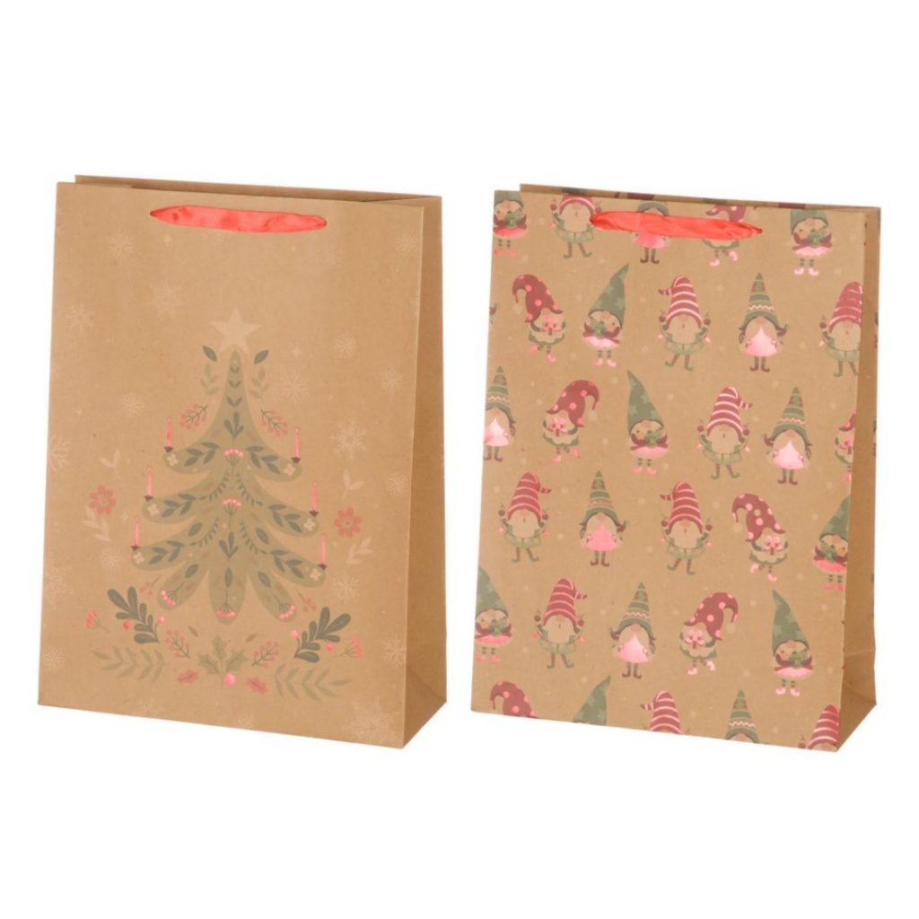 Winteria gavepose kraft 31x42x12 cm