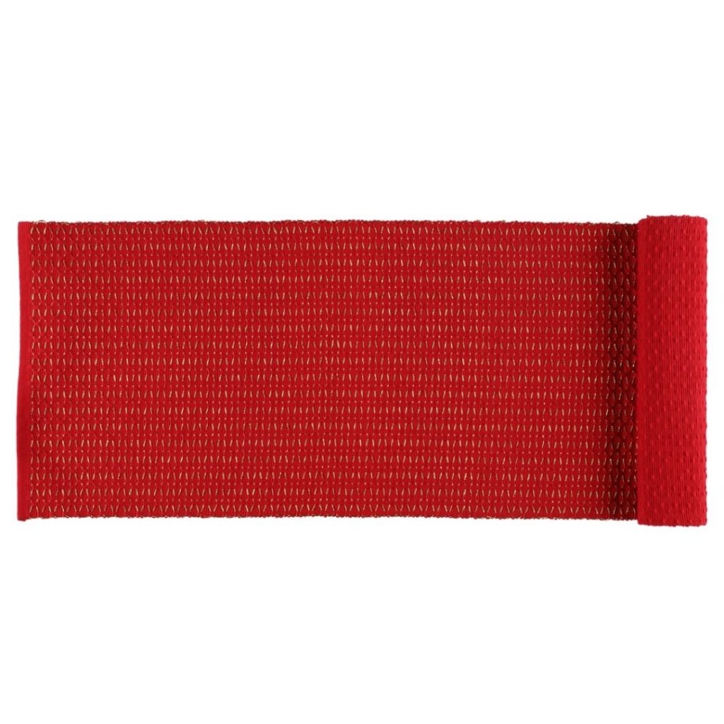 Winteria bordløper lucy 33x140cm rød