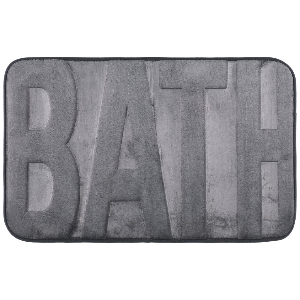 4living badematte bath 50x80 cm grå