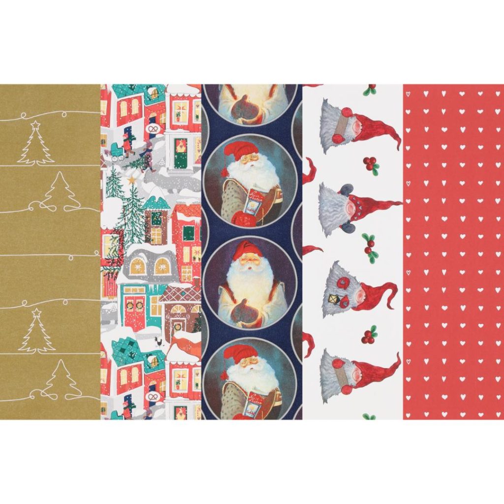 Winteria jule papir 100 cm x 5 m