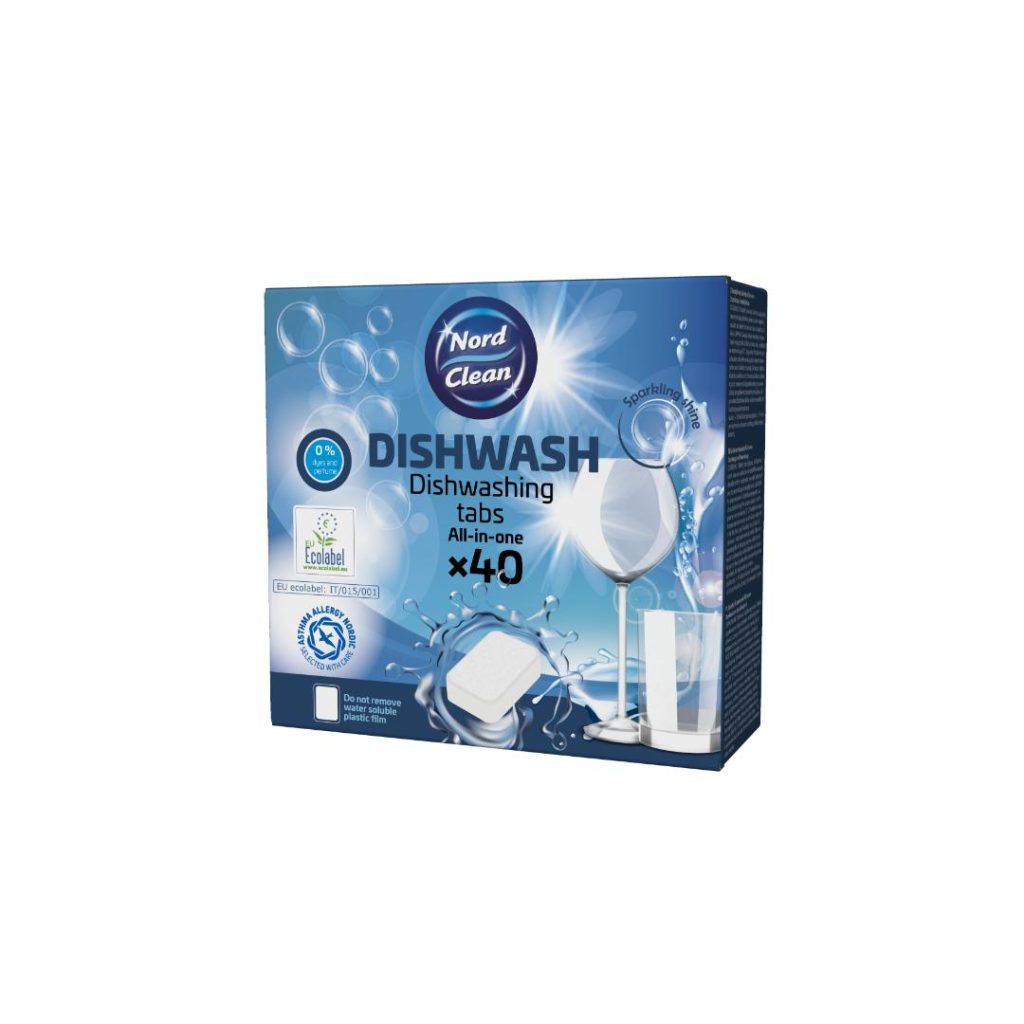 Nord clean oppvasktabletter alt i ett 40