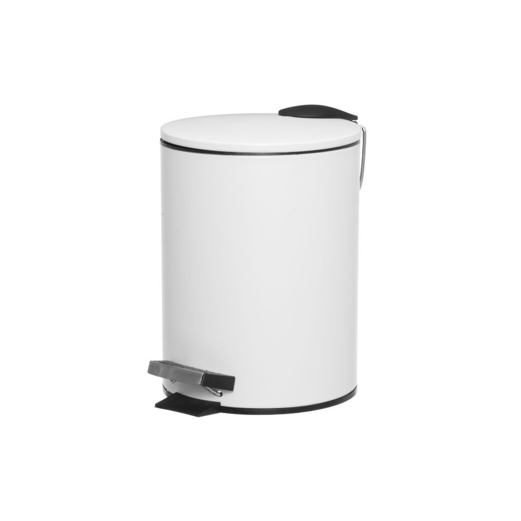 4living pedalbøtte nova 3 l hvit