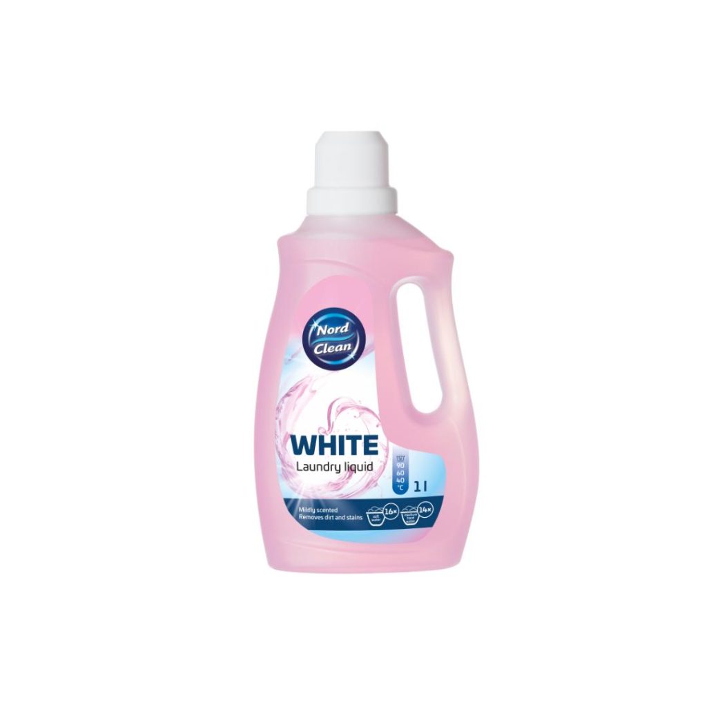 Nord clean vaskemiddel hvit 1 l