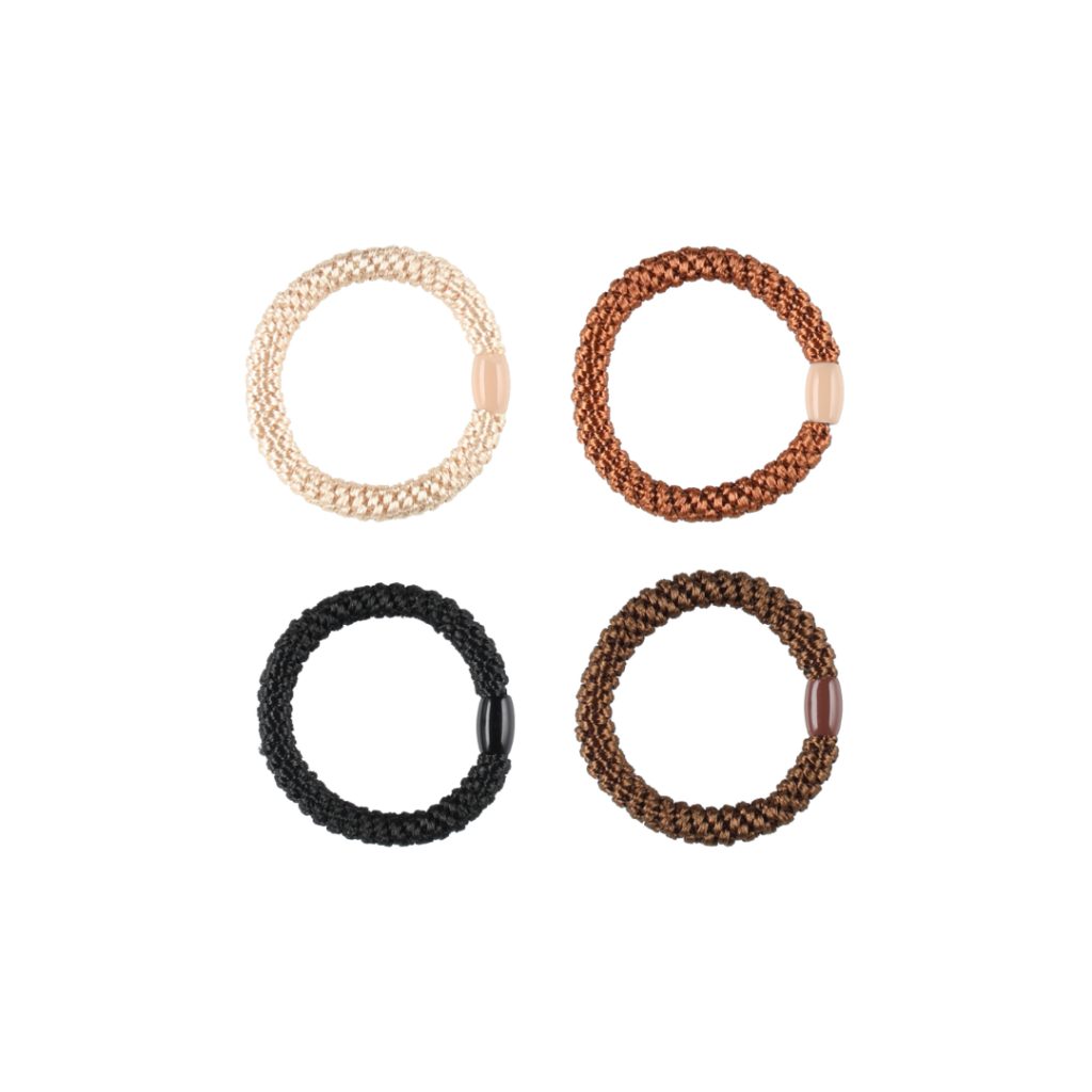 Mineas scrunchie 4 stk nøytral